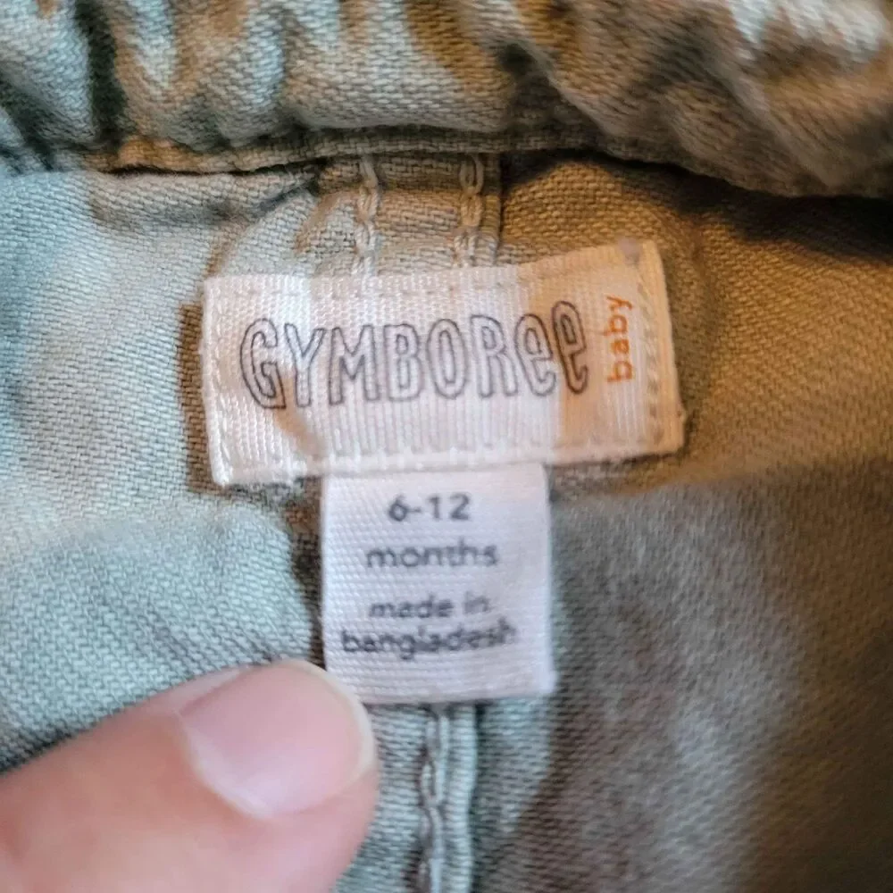 Girls Size 6-12 Months Gymboree overalls